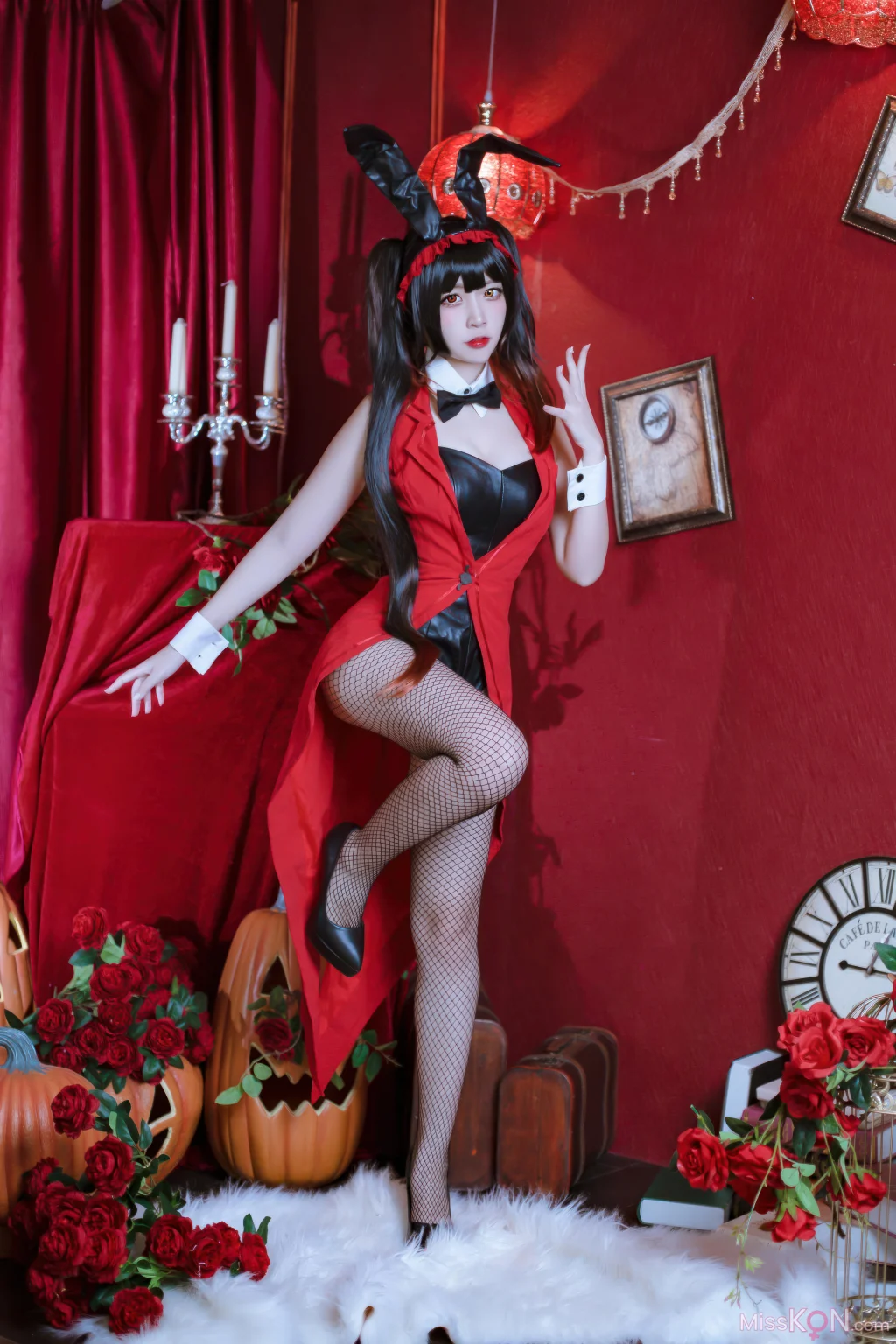Coser@二佐Nisa: 约会大作战 狂三 兔女郎 (30 photos)