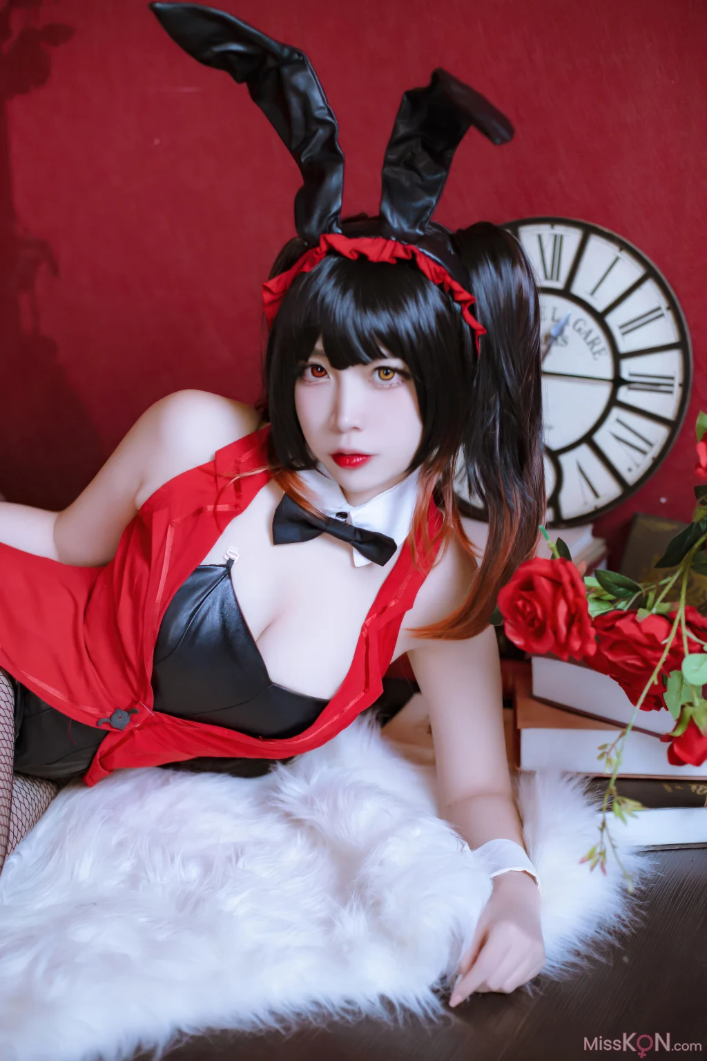 Coser@二佐Nisa: 约会大作战 狂三 兔女郎 (30 photos)