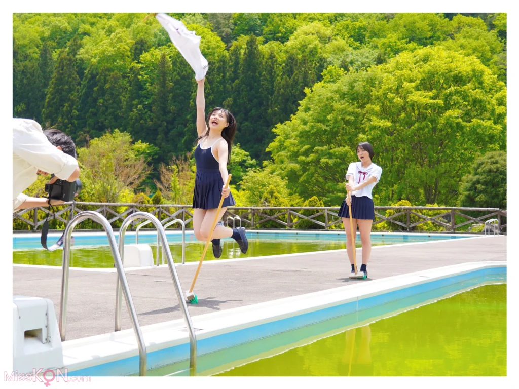 [JP] Kanon Urara (花音うらら) & Monami Suzu (もなみ鈴): In A World Of Beautiful, Pale Blue 美しい水縹の、世界で。 (70 photos)