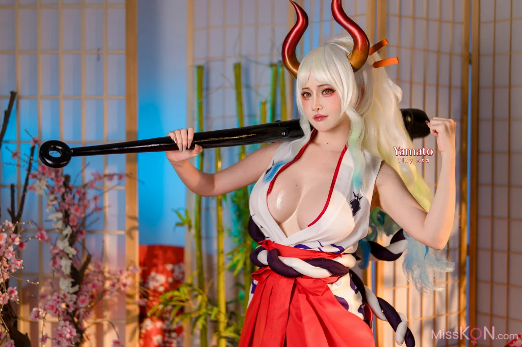 Coser@Tiny Asa: Yamato One Piece 海贼王 大和 (82 photos + 1 video)