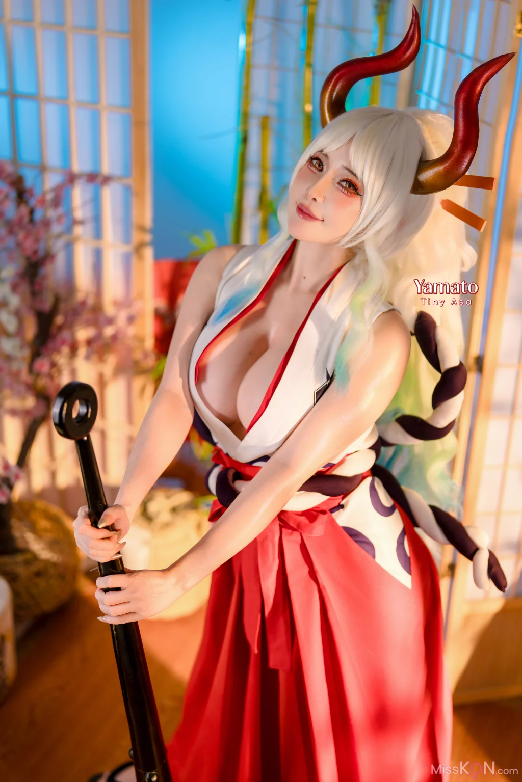 Coser@Tiny Asa: Yamato One Piece 海贼王 大和 (82 photos + 1 video)