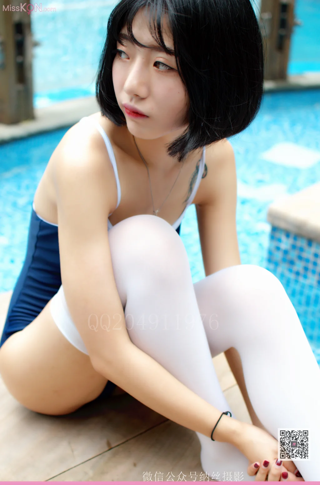 [NS纳丝摄影] No.037: 果儿 死库水肉丝湿身诱惑 (106 photos + 1 video)