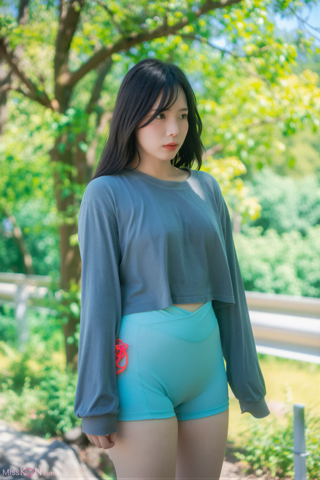 [AI Enhanced] DJAWA Photo: Myu_a_ (뮤아) – Summer Getaway Vol.3 (85 photos)