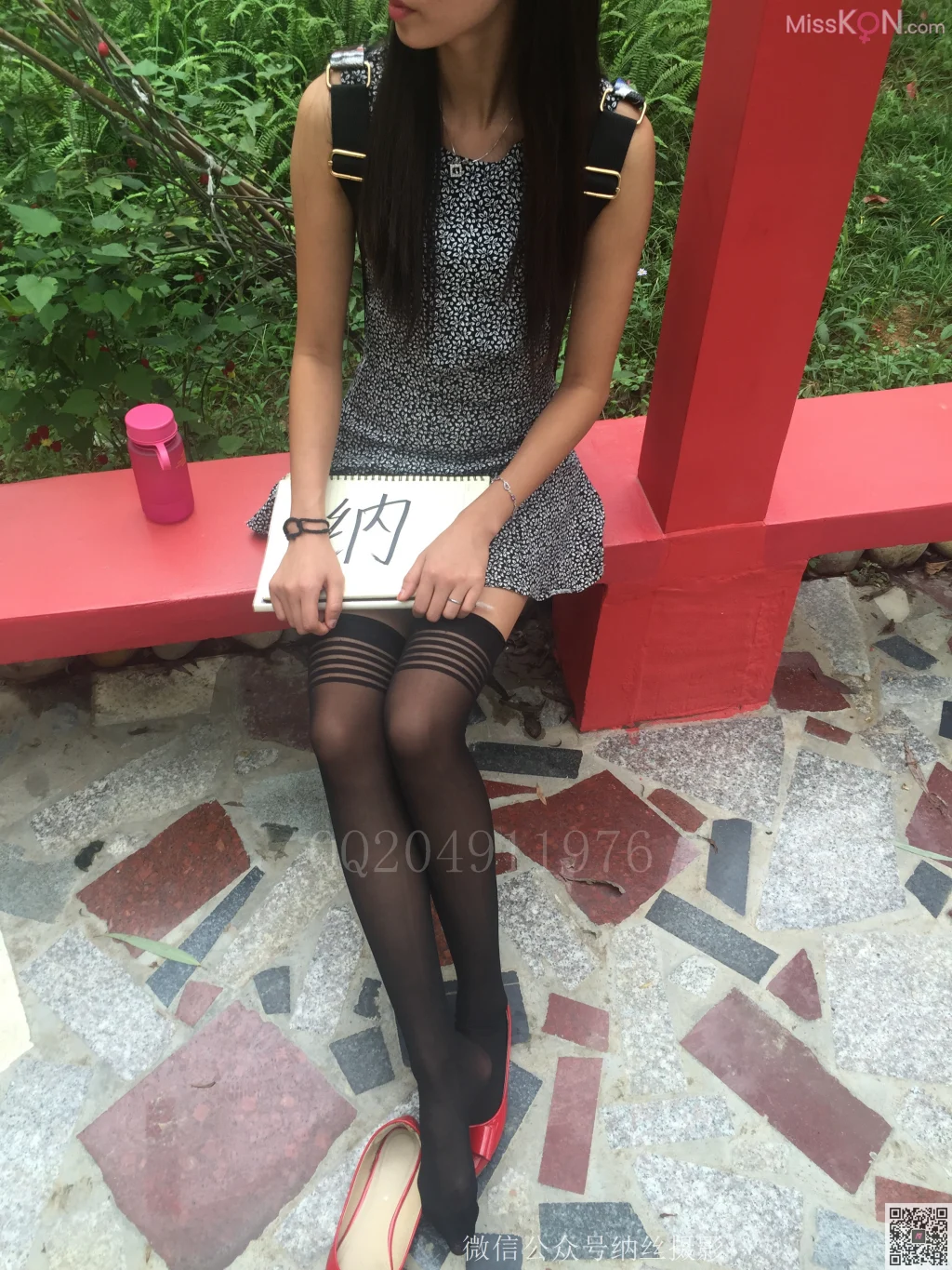 [NS纳丝摄影] No.046: 李慧慧 校园黑丝长筒袜 (55 photos)