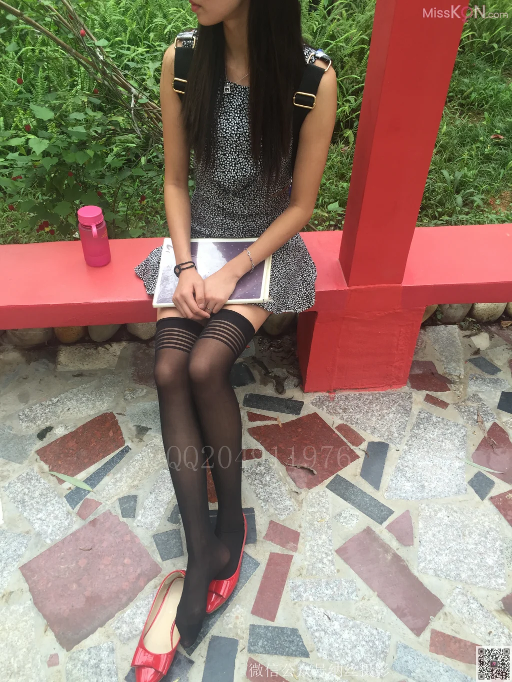 [NS纳丝摄影] No.046: 李慧慧 校园黑丝长筒袜 (55 photos)