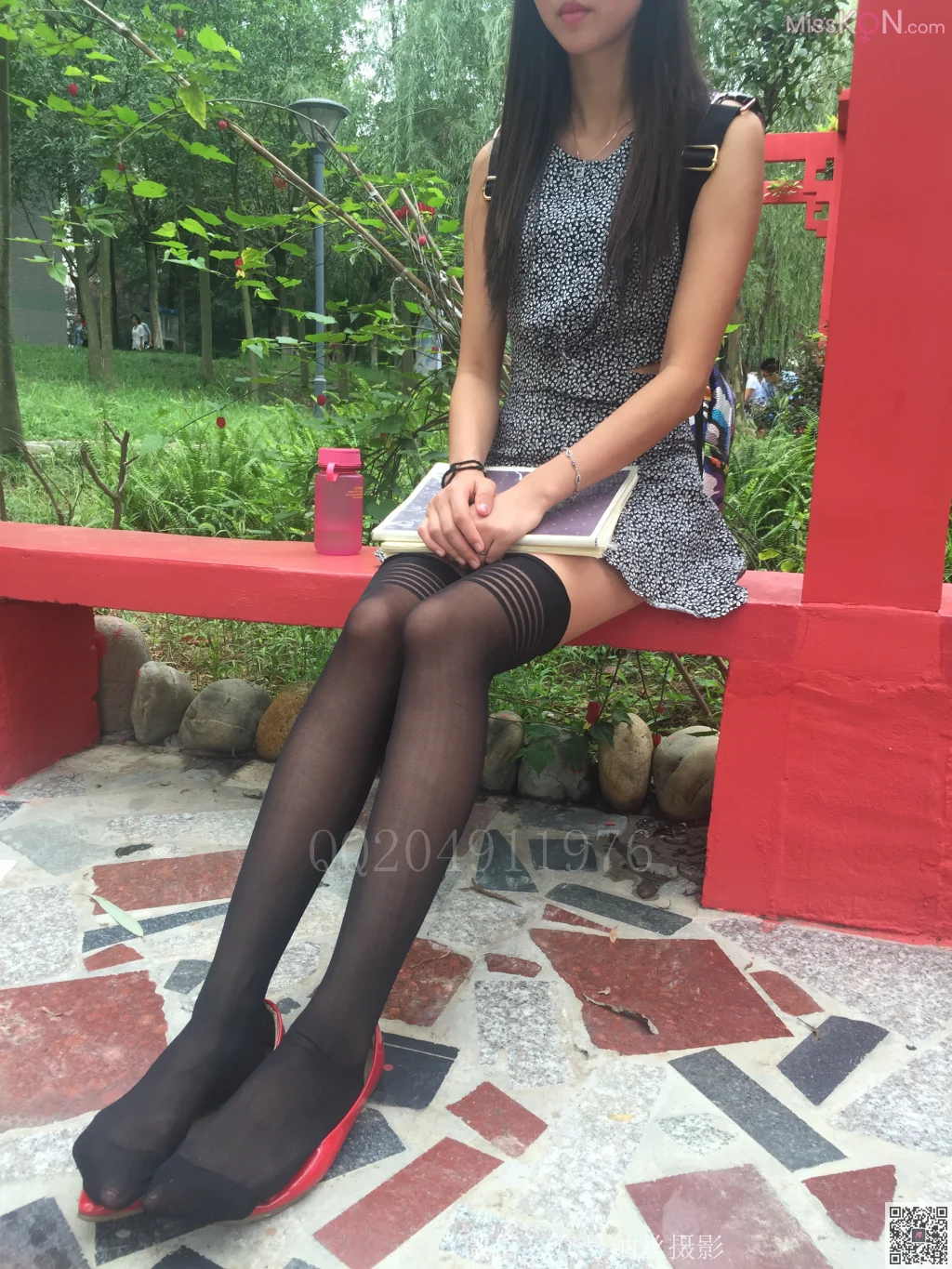 [NS纳丝摄影] No.046: 李慧慧 校园黑丝长筒袜 (55 photos)