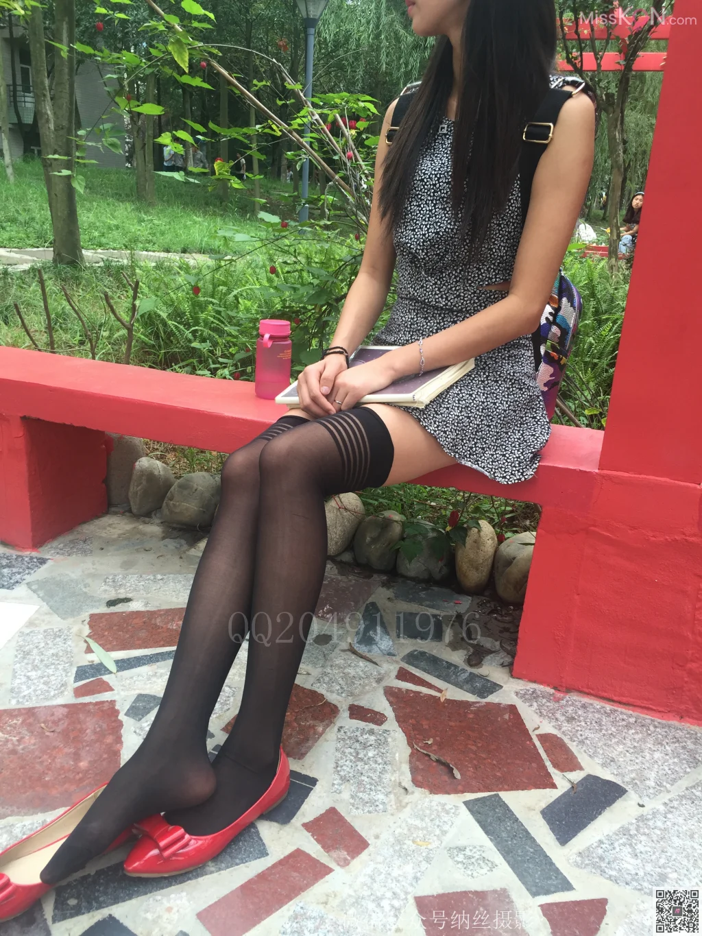[NS纳丝摄影] No.046: 李慧慧 校园黑丝长筒袜 (55 photos)