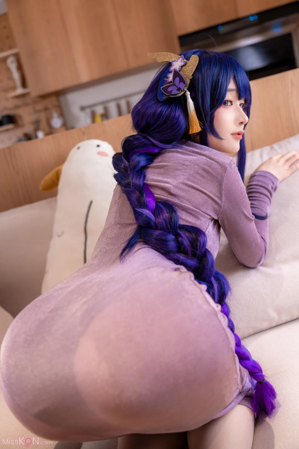 Coser@幼愛Youmeko: 原神 雷电将军 (20 photos)