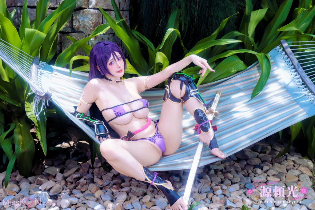 Coser@Byoru: Raikou Summer Bikini (55 photos + 23 videos)