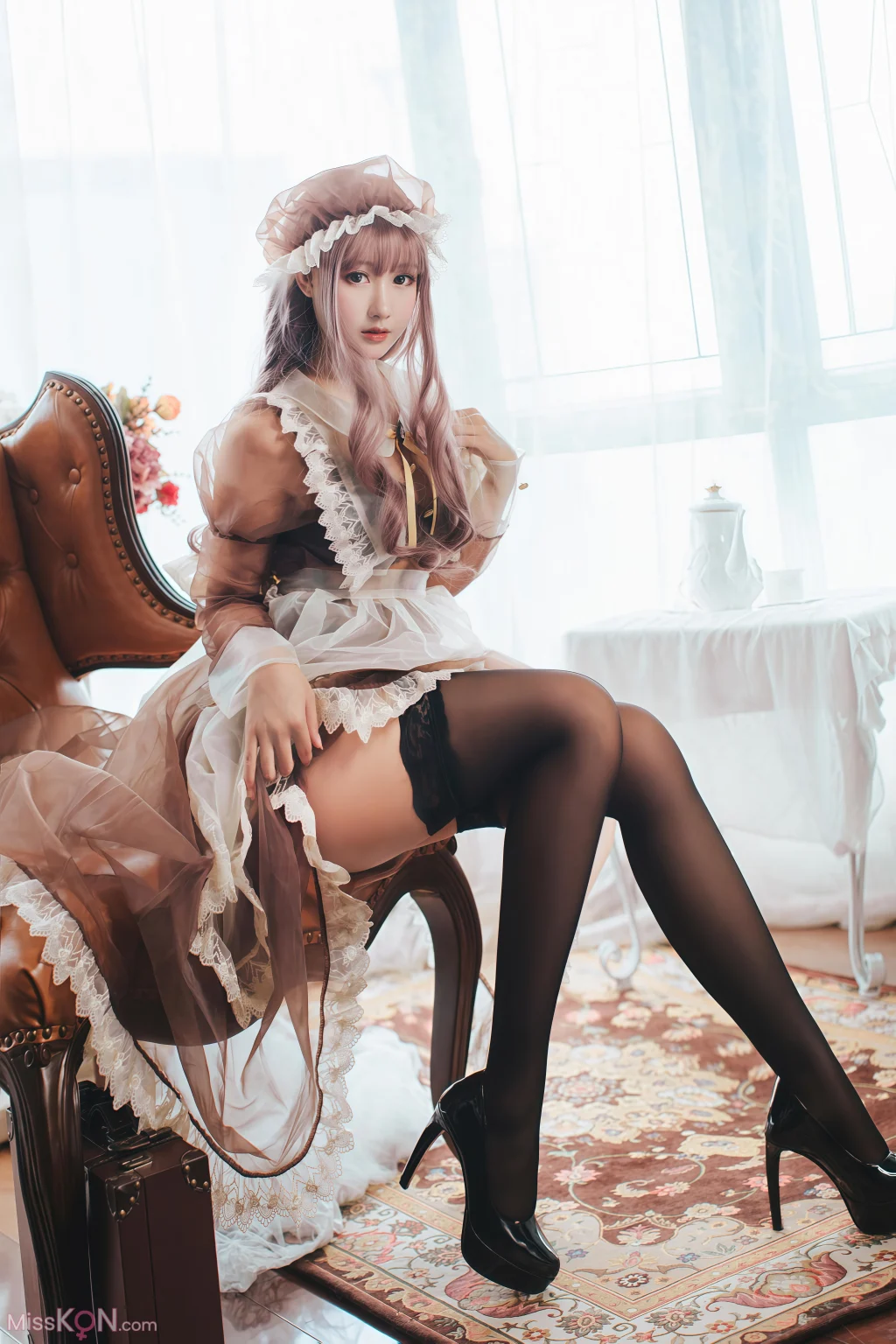 Coser@羽生三未 & 一千只猫薄荷: 透明女仆 (32 photos) – Page 2