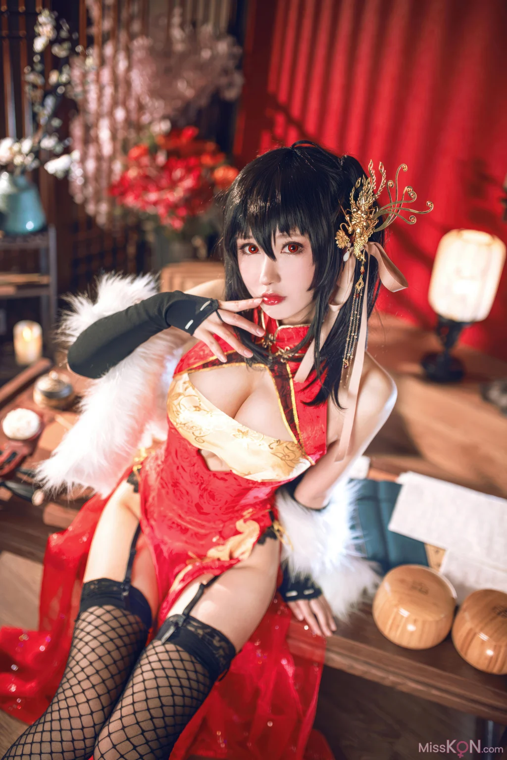 Coser@羽生三未: 碧蓝航线 大凤旗袍 (21 photos) – Page 2