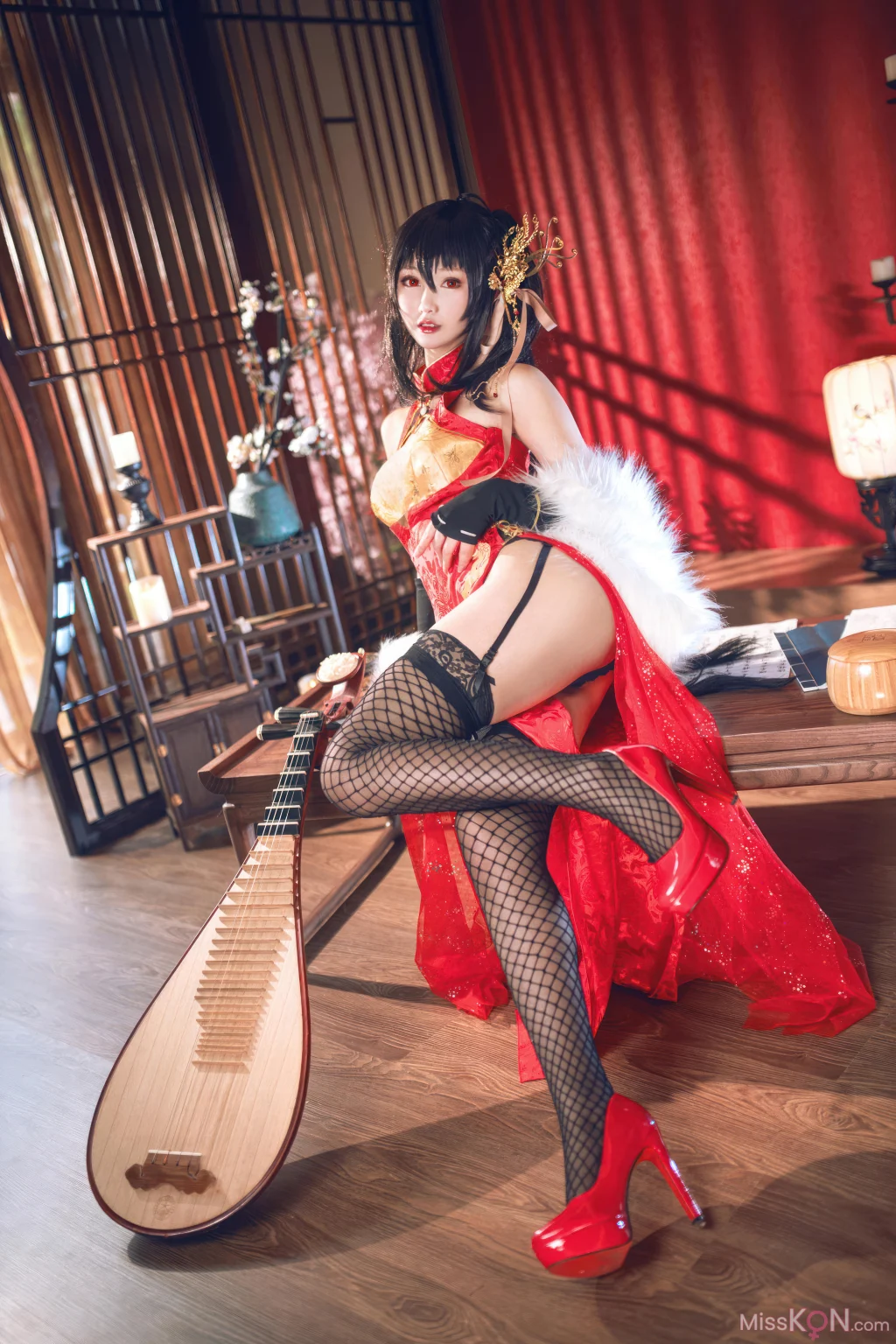 Coser@羽生三未: 碧蓝航线 大凤旗袍 (21 photos) – Page 2