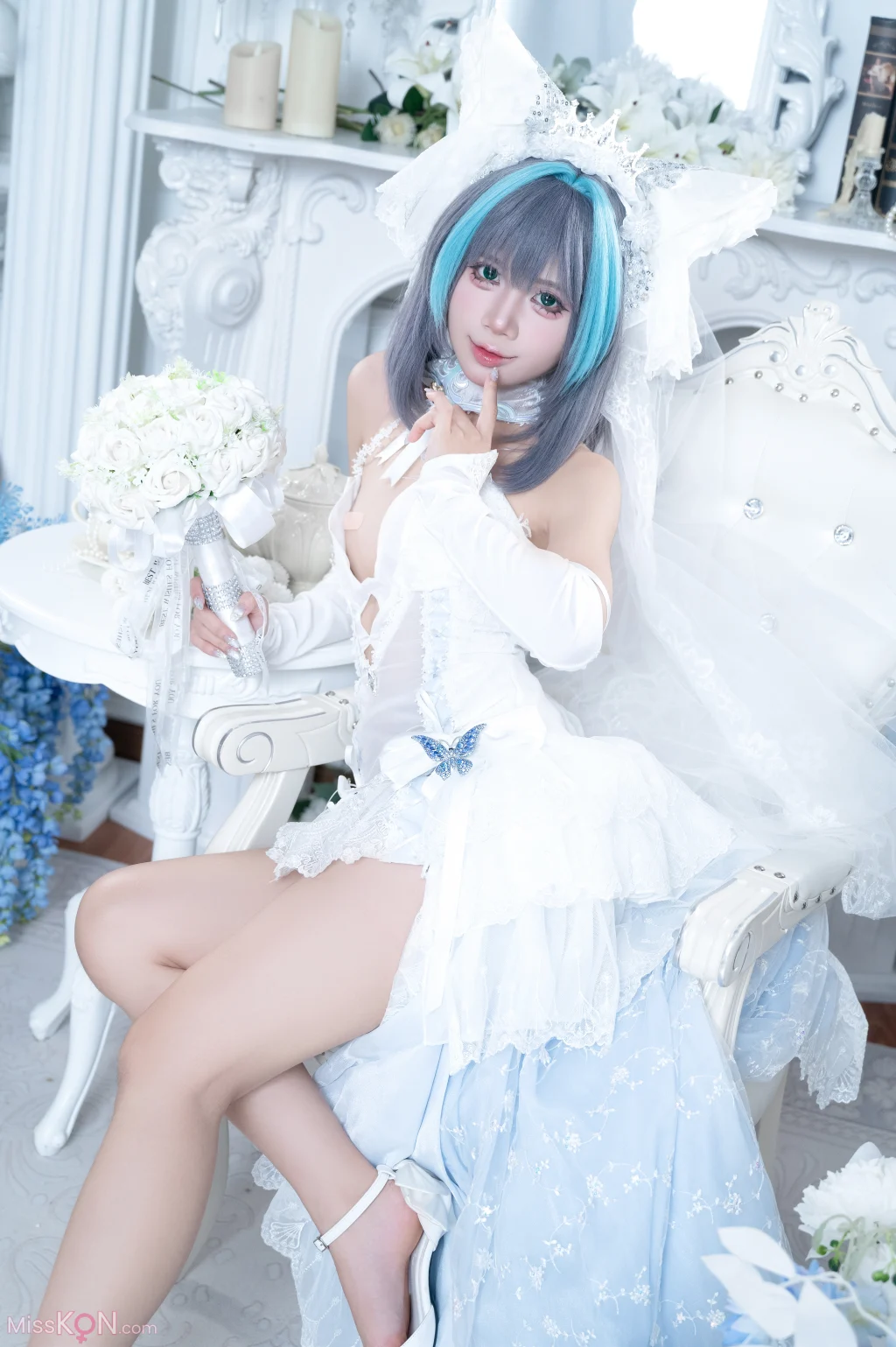Coser@PoppaChan: Cheshire Wedding (97 photos + 12 videos)