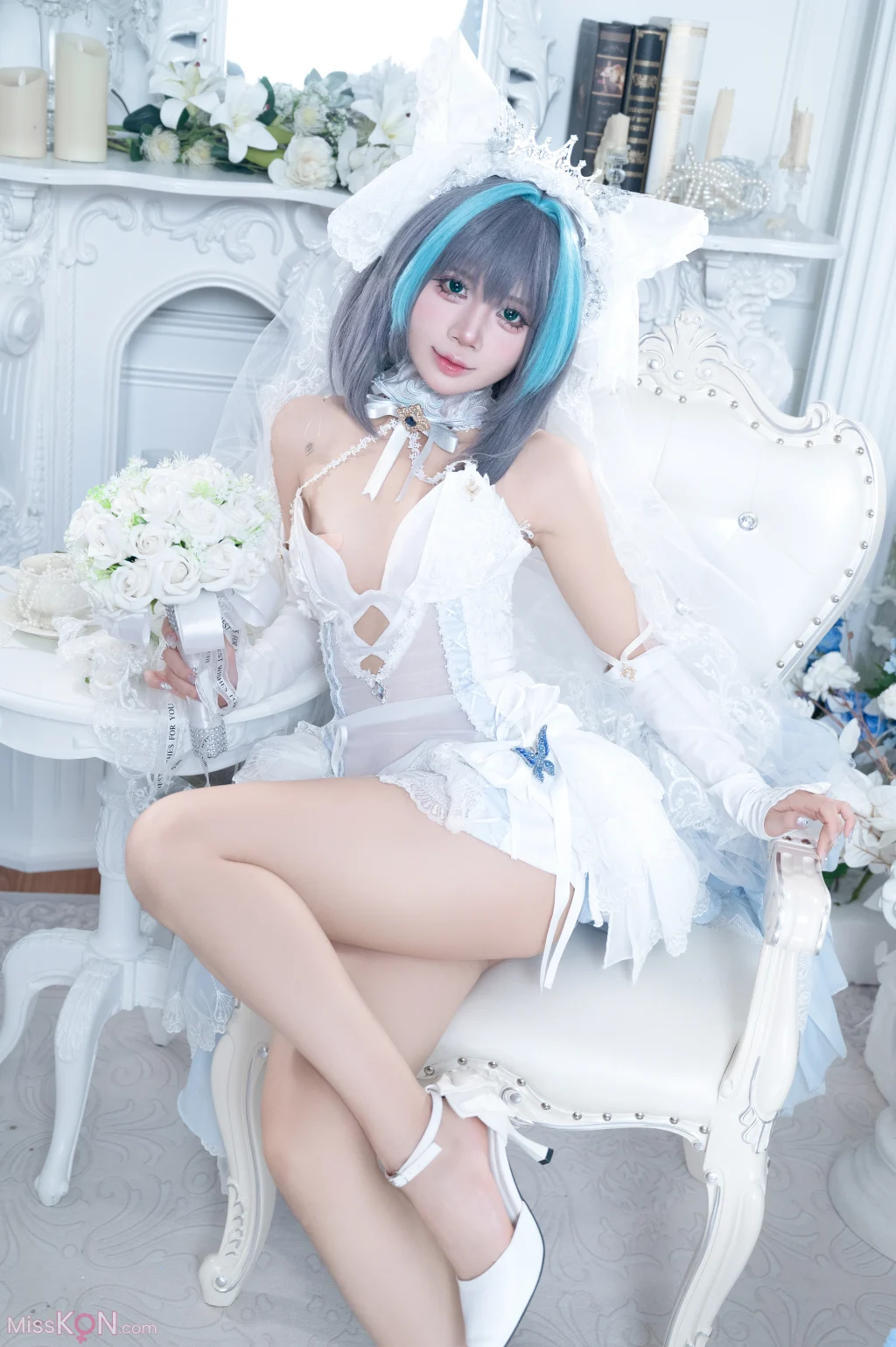 Coser@PoppaChan: Cheshire Wedding (97 photos + 12 videos)