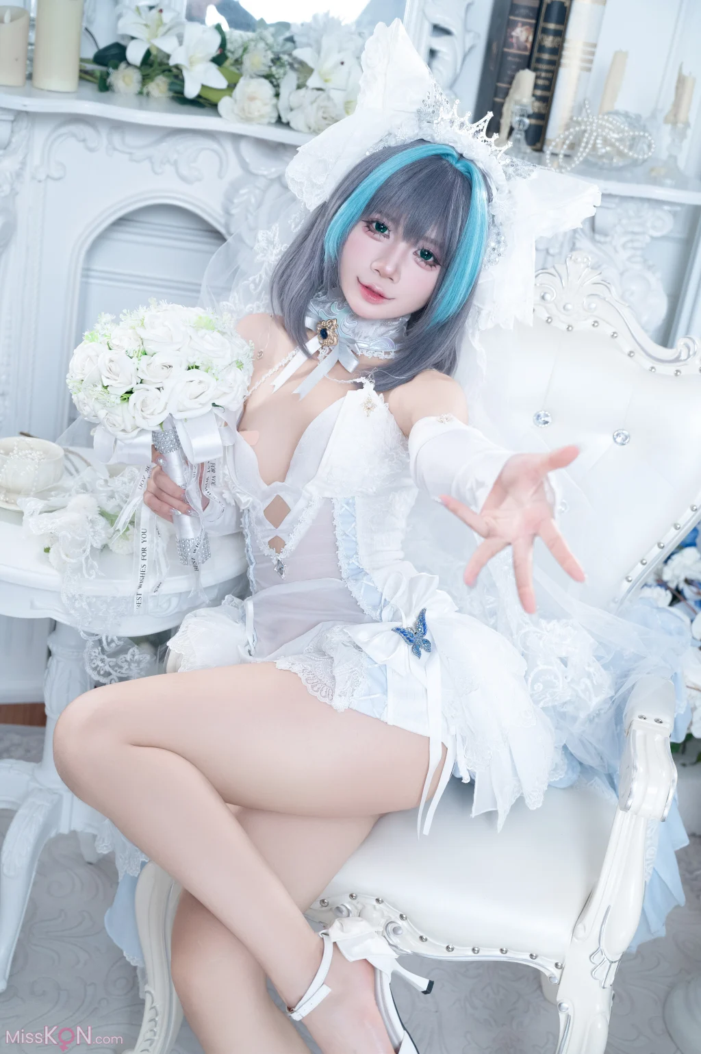 Coser@PoppaChan: Cheshire Wedding (97 photos + 12 videos)