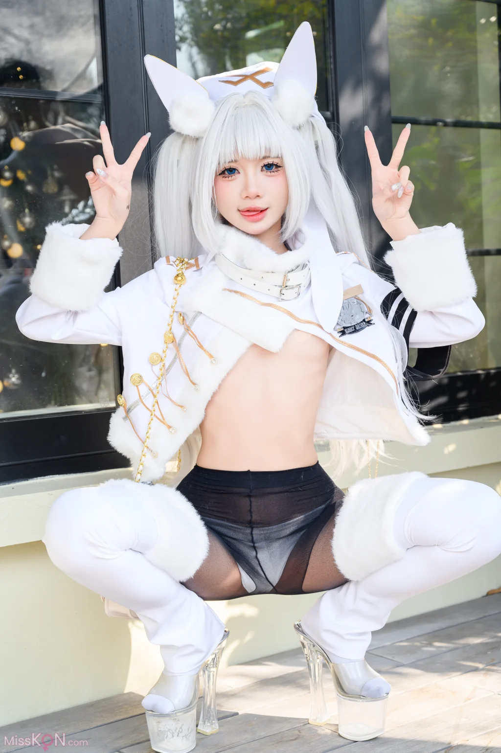 Coser@PoppaChan: Nikke Blanc (83 photos + 9 videos)