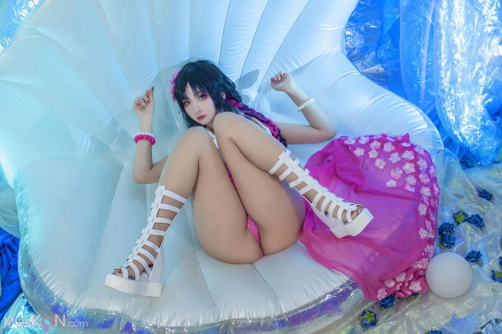 Coser@洛璃LoLiSAMA: 杀生院泳装 (34 photos)
