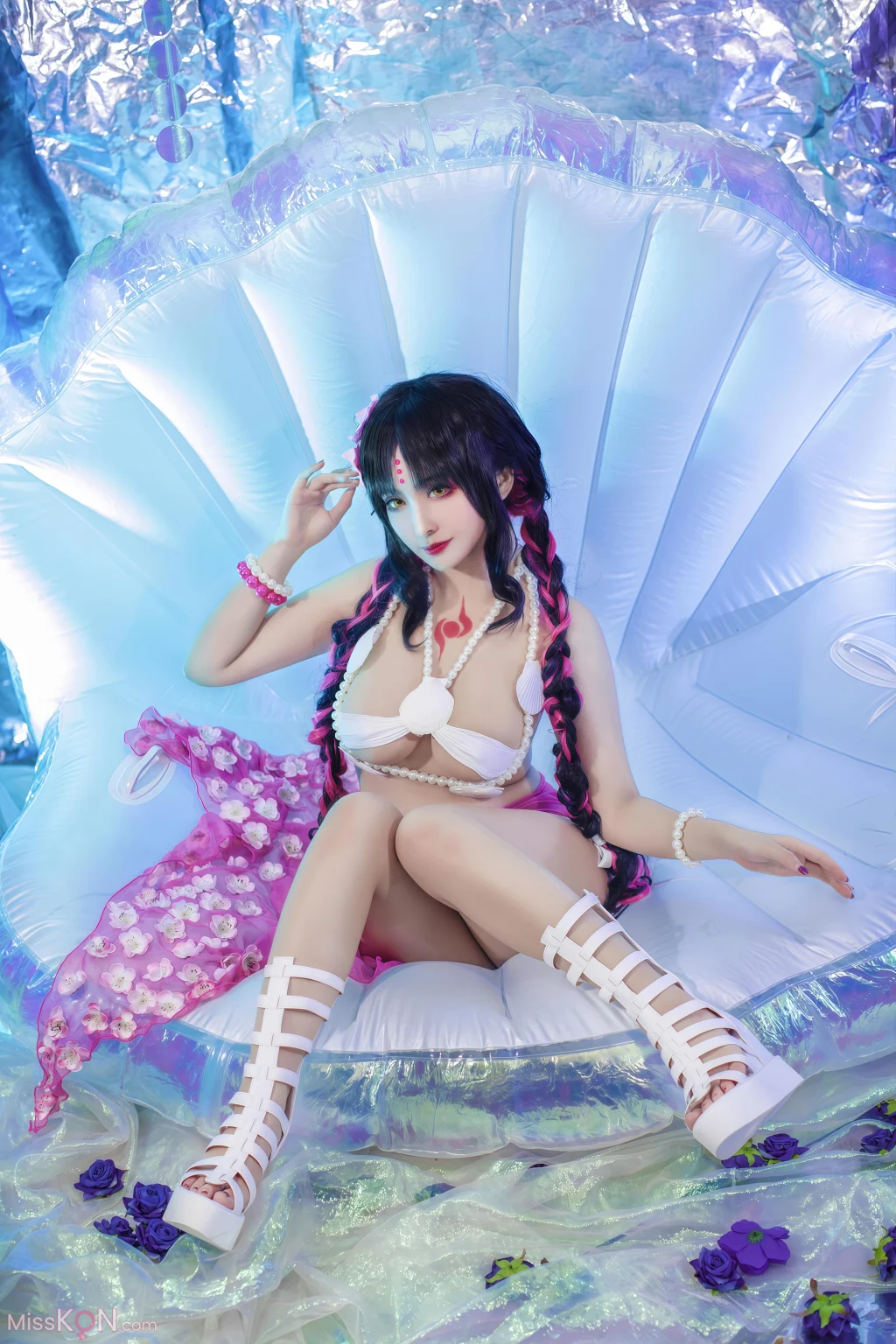 Coser@洛璃LoLiSAMA: 杀生院泳装 (34 photos)