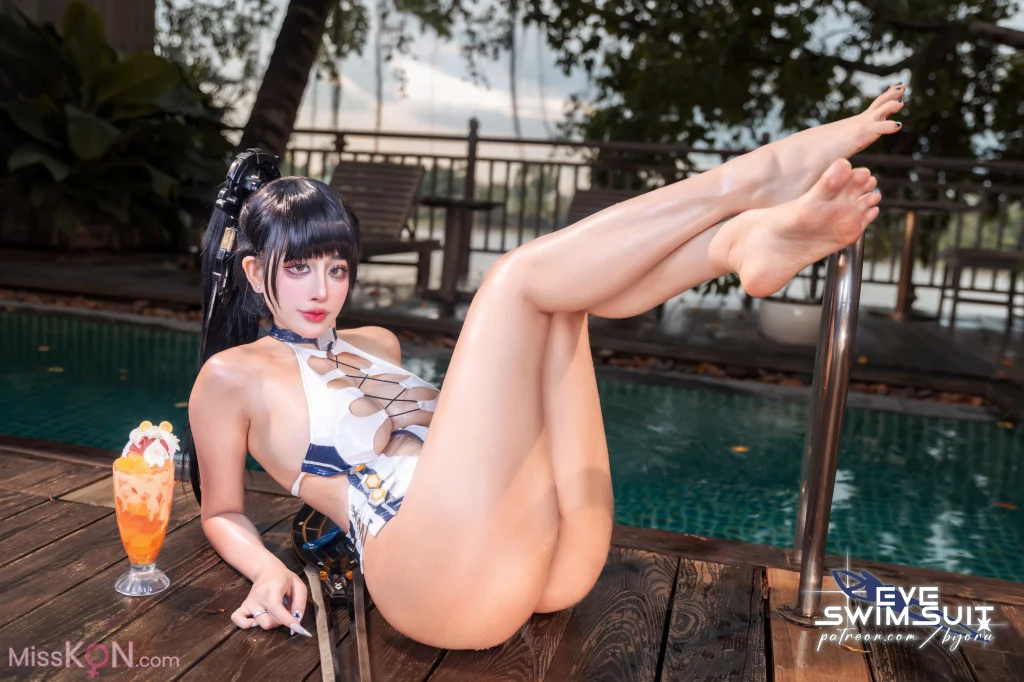 Coser@Byoru: Eve swimsuit (58 photos + 17 videos)