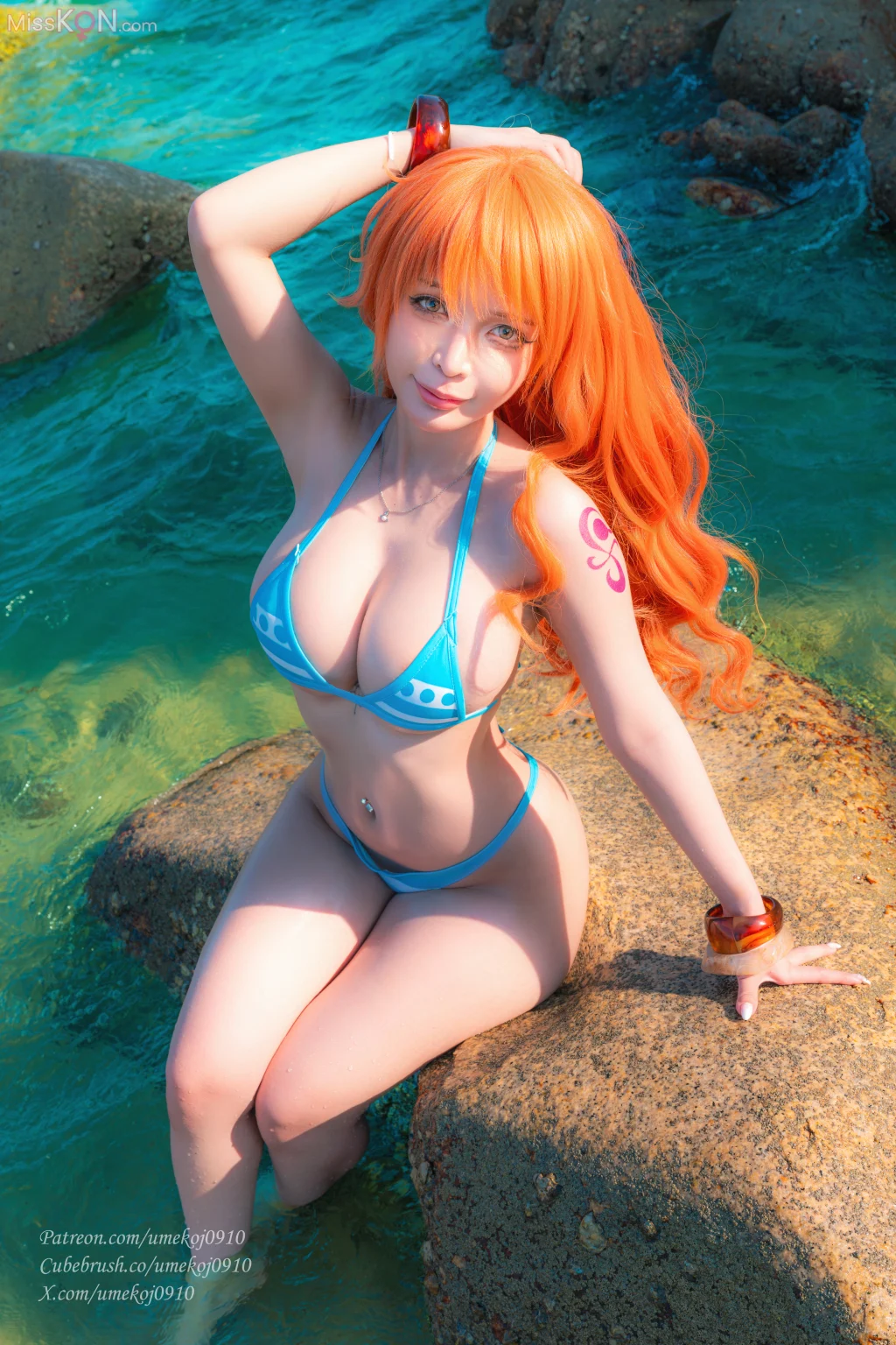 Coser@UmekoJ: Nami 「One Piece」 (96 photos + 6 videos)