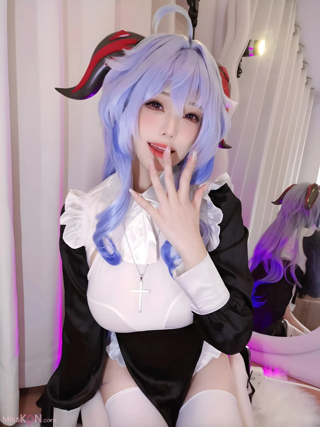 Coser@蜜汁猫裘: 原神 甘雨修女 (39 photos + 6 videos) – Page 2