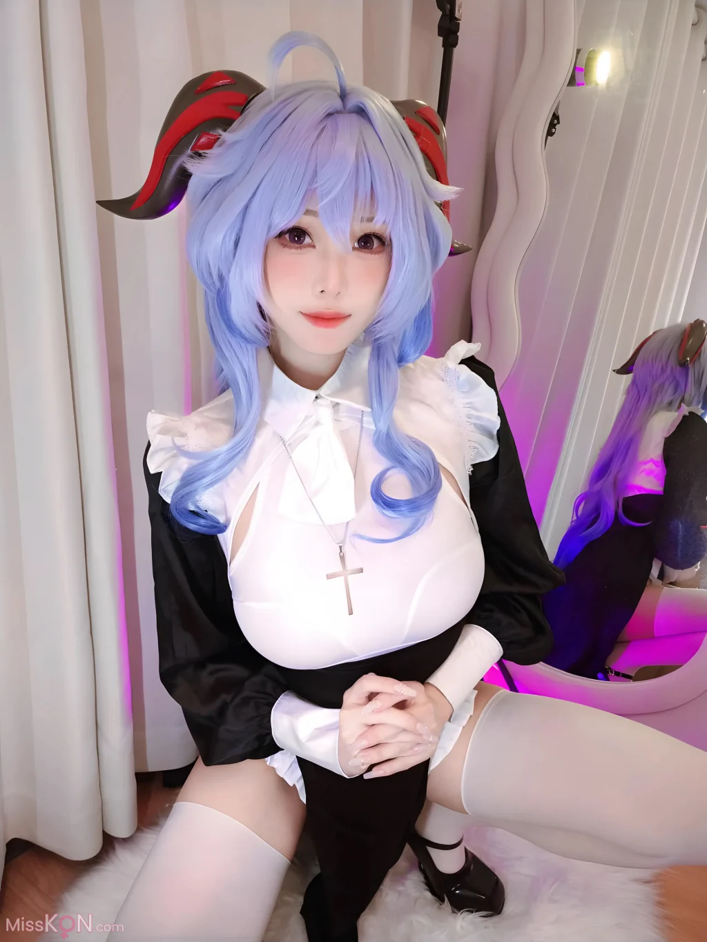 Coser@蜜汁猫裘: 原神 甘雨修女 (39 photos + 6 videos) – Page 2