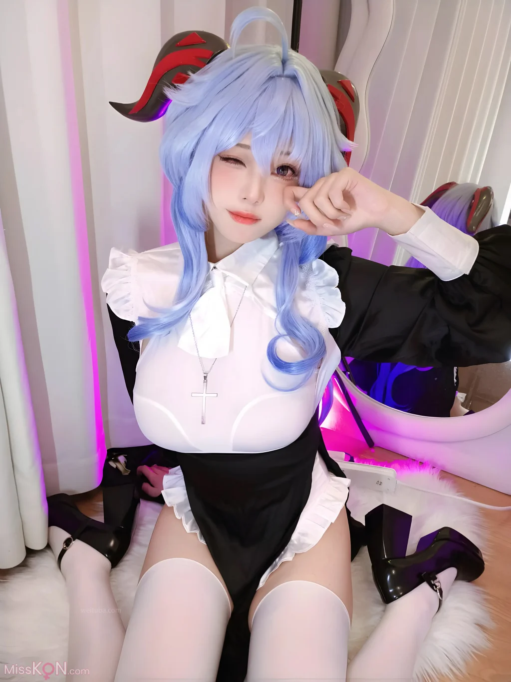 Coser@蜜汁猫裘: 原神 甘雨修女 (39 photos + 6 videos) – Page 2