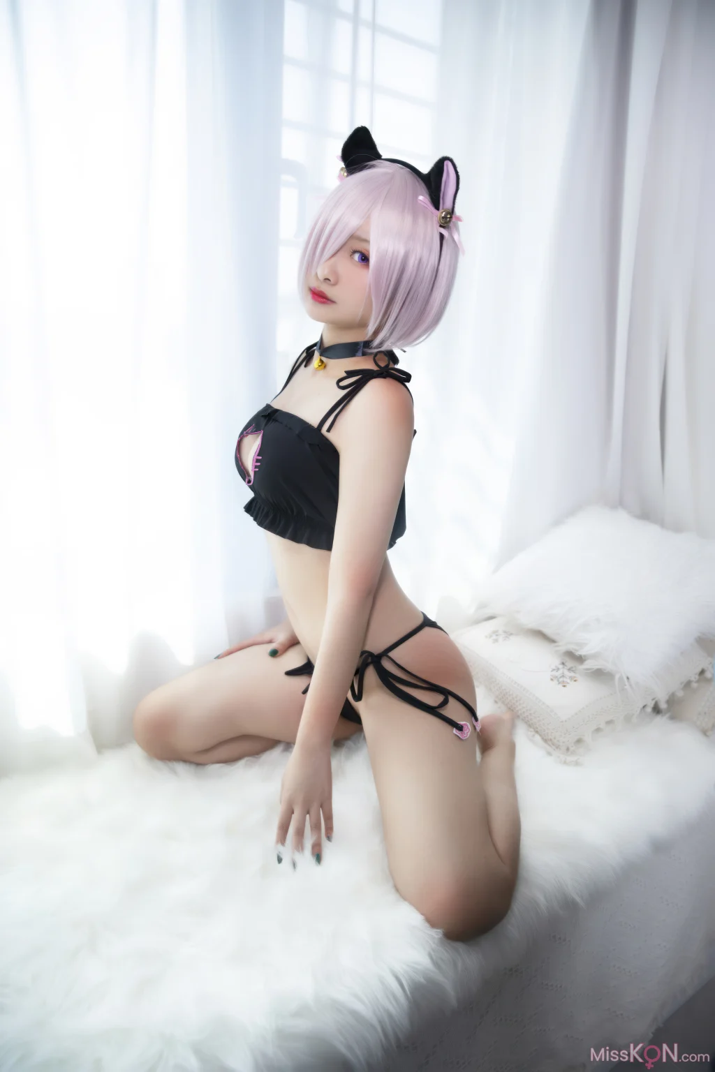 Coser@洛璃LoLiSAMA: FGO 玛修 猫咪 (24 photos)