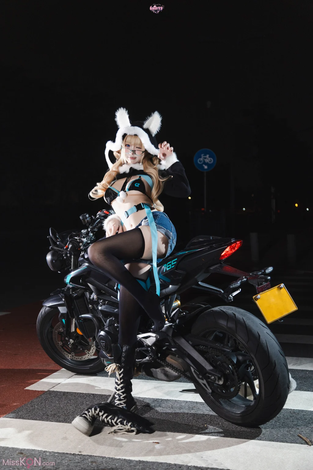 Coser@柒柒要乖哦: 赛车娘 (134 photos + 1 video)