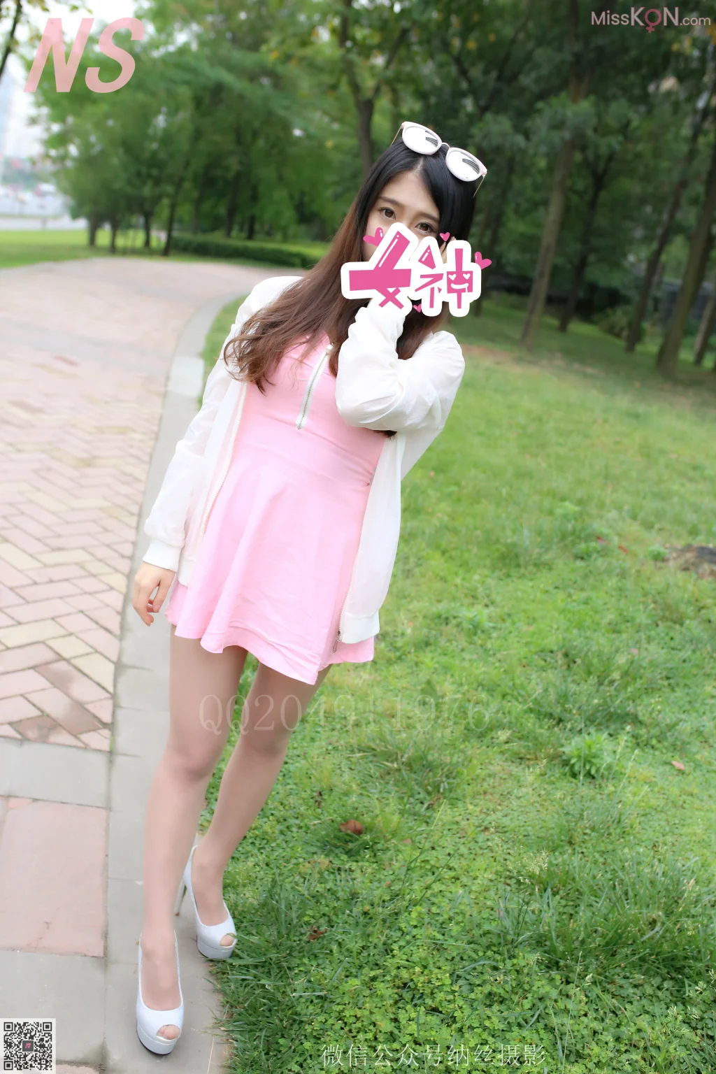[NS纳丝摄影] No.065: 纳纳 粉红少女肉丝高跟 (28 photos) – Page 2