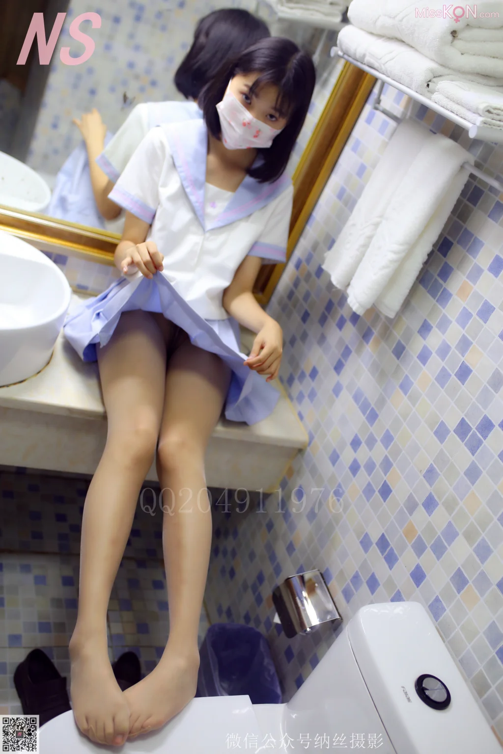 [NS纳丝摄影] No.071: 圆圆 海军服肉丝 (84 photos)