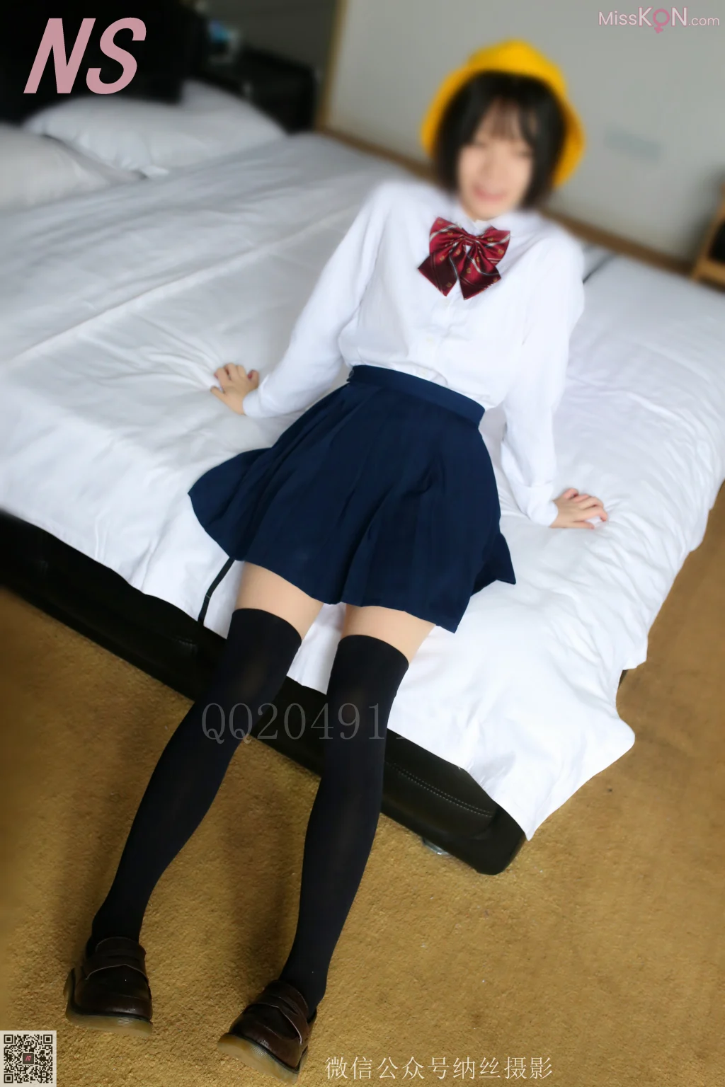 [NS纳丝摄影] No.073: 青檬 日系肉丝甜美女孩 (54 photos)