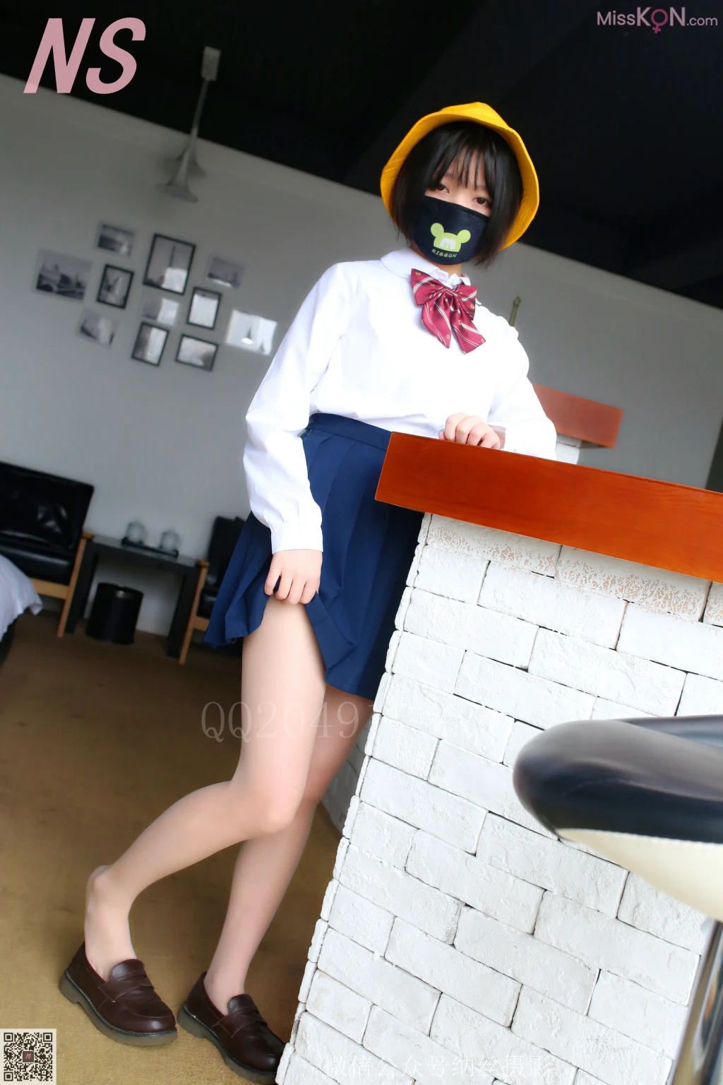 [NS纳丝摄影] No.073: 青檬 日系肉丝甜美女孩 (54 photos)