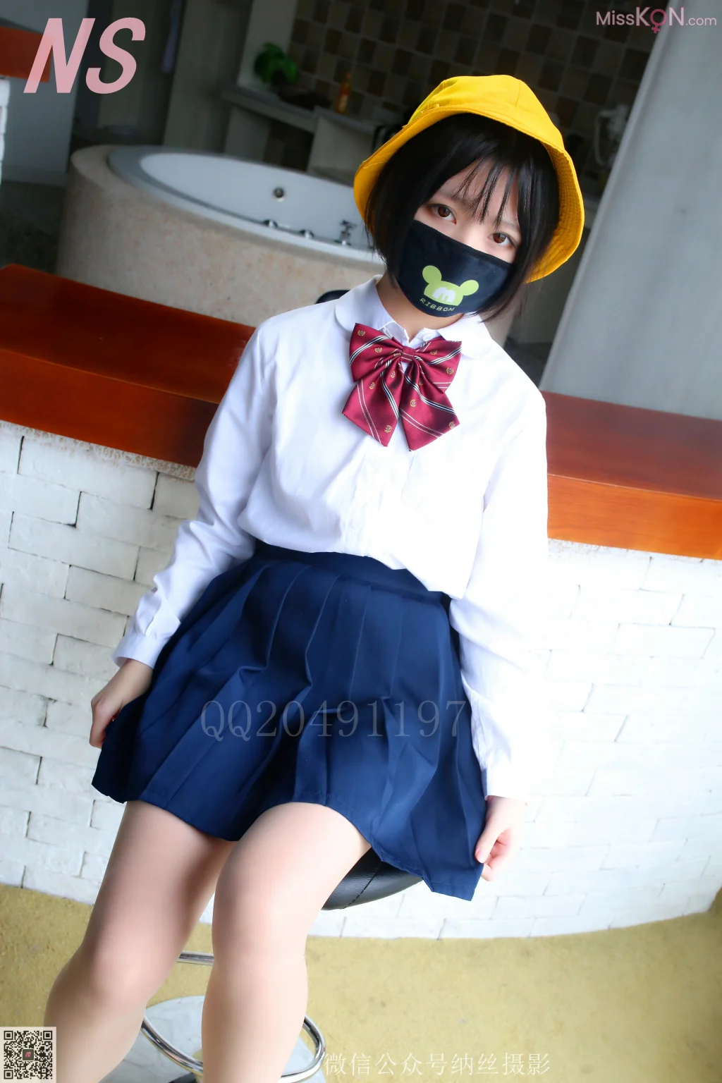 [NS纳丝摄影] No.073: 青檬 日系肉丝甜美女孩 (54 photos)