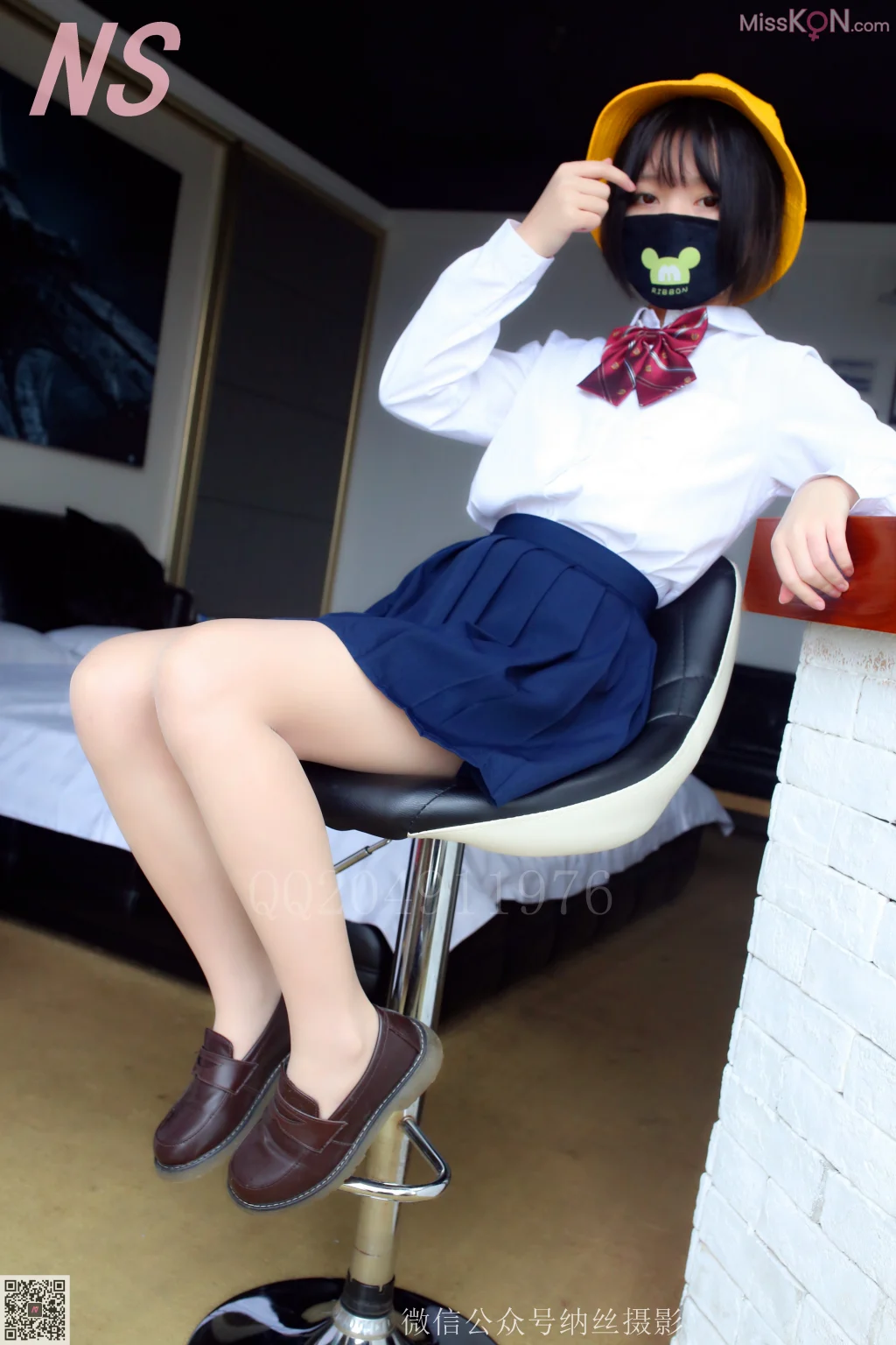 [NS纳丝摄影] No.073: 青檬 日系肉丝甜美女孩 (54 photos)