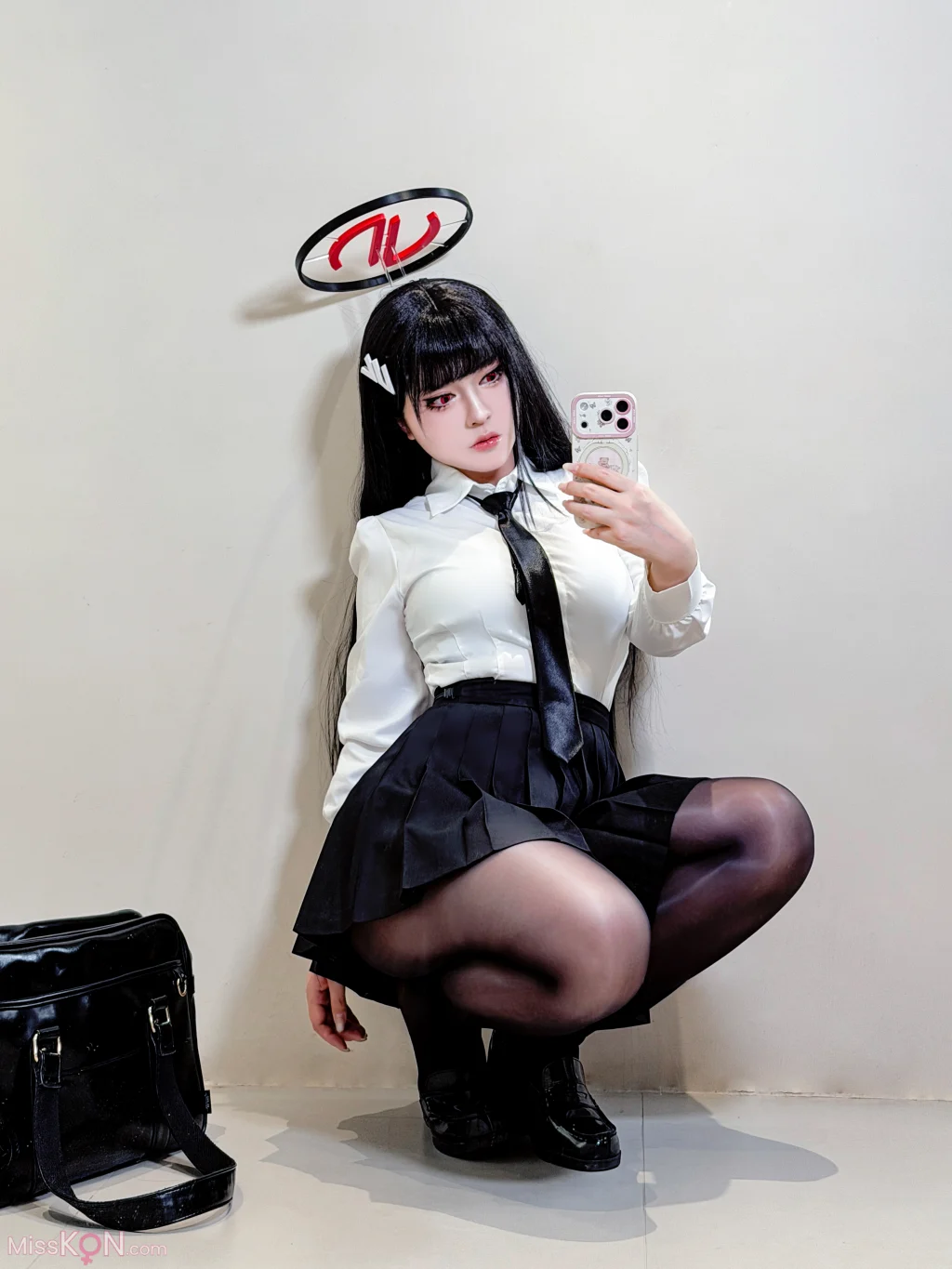 Coser@半半子: 蔚蓝档案 调月莉音 制服+竞泳 (64 photos + 5 videos) – Page 2