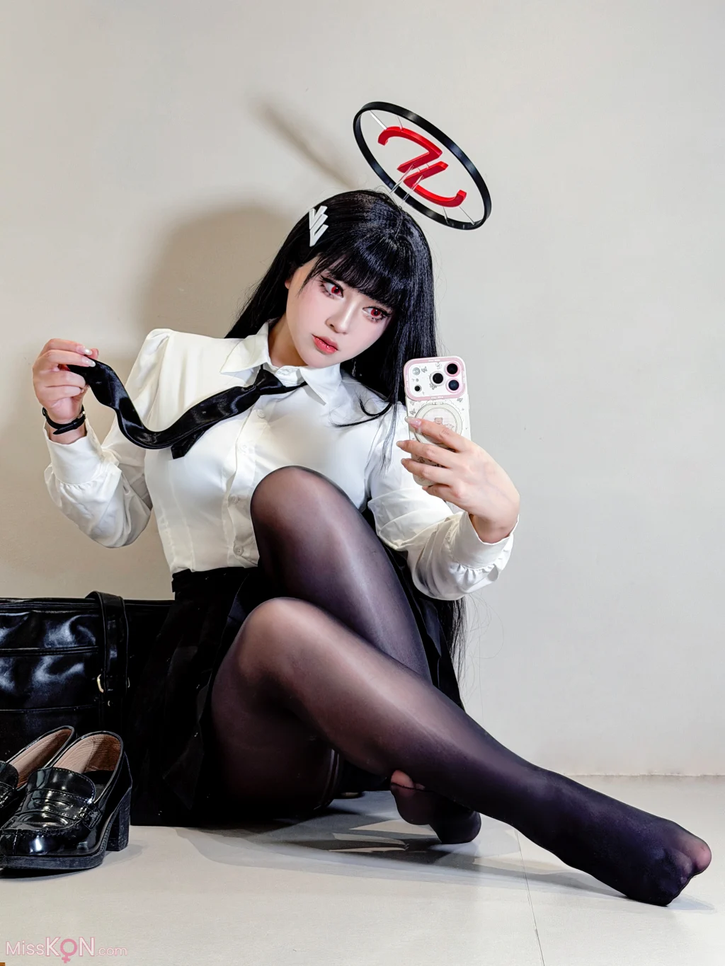 Coser@半半子: 蔚蓝档案 调月莉音 制服+竞泳 (64 photos + 5 videos) – Page 2