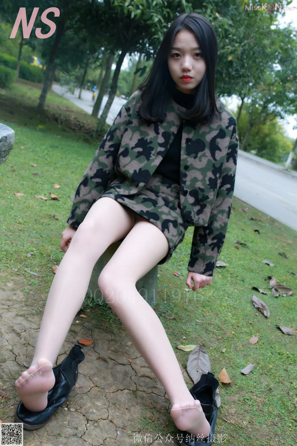 [NS纳丝摄影] No.076: 微微 迷彩少女户外肉丝 (89 photos) – Page 2