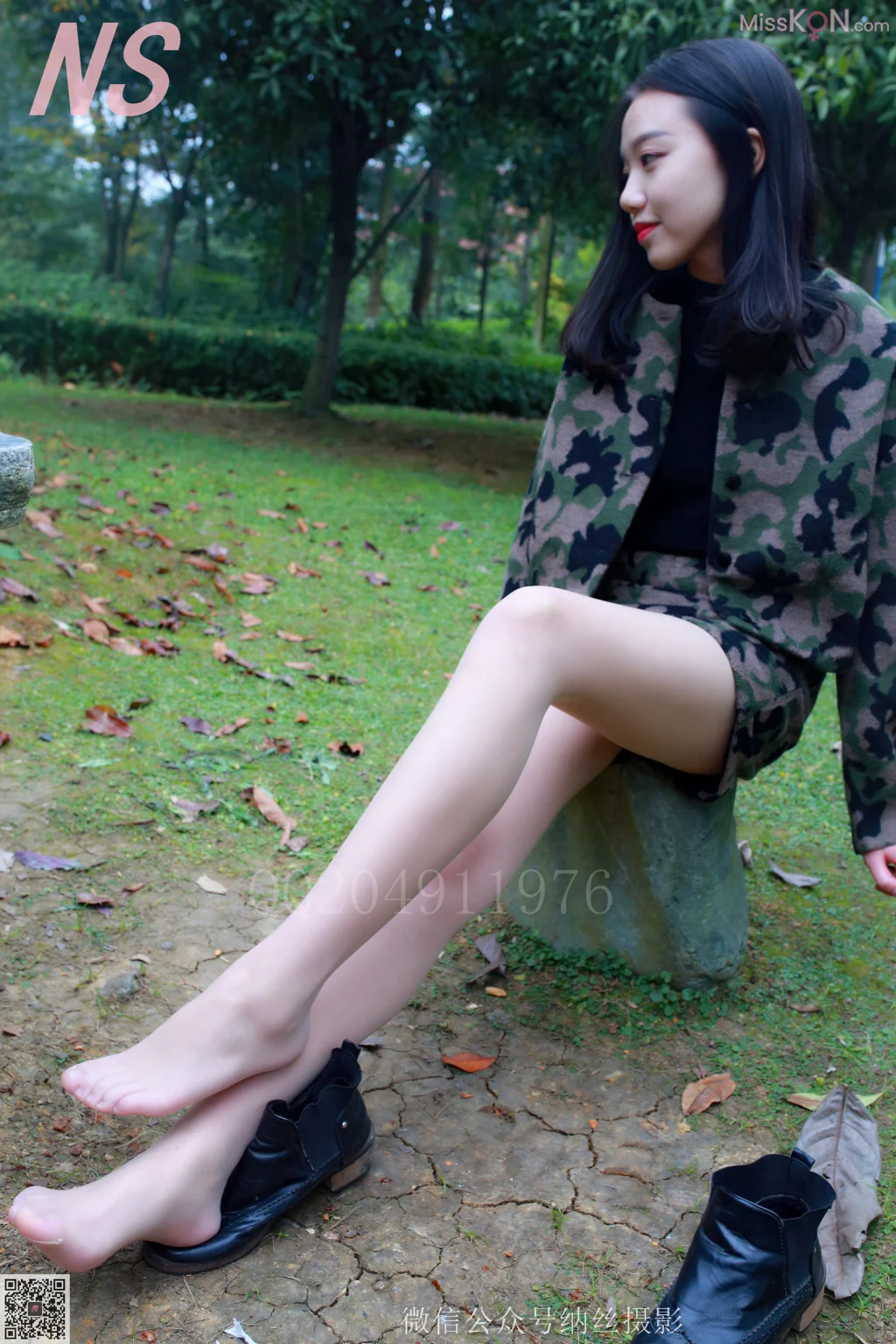 [NS纳丝摄影] No.076: 微微 迷彩少女户外肉丝 (89 photos) – Page 2