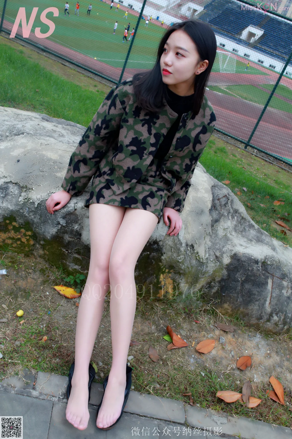 [NS纳丝摄影] No.076: 微微 迷彩少女户外肉丝 (89 photos) – Page 2