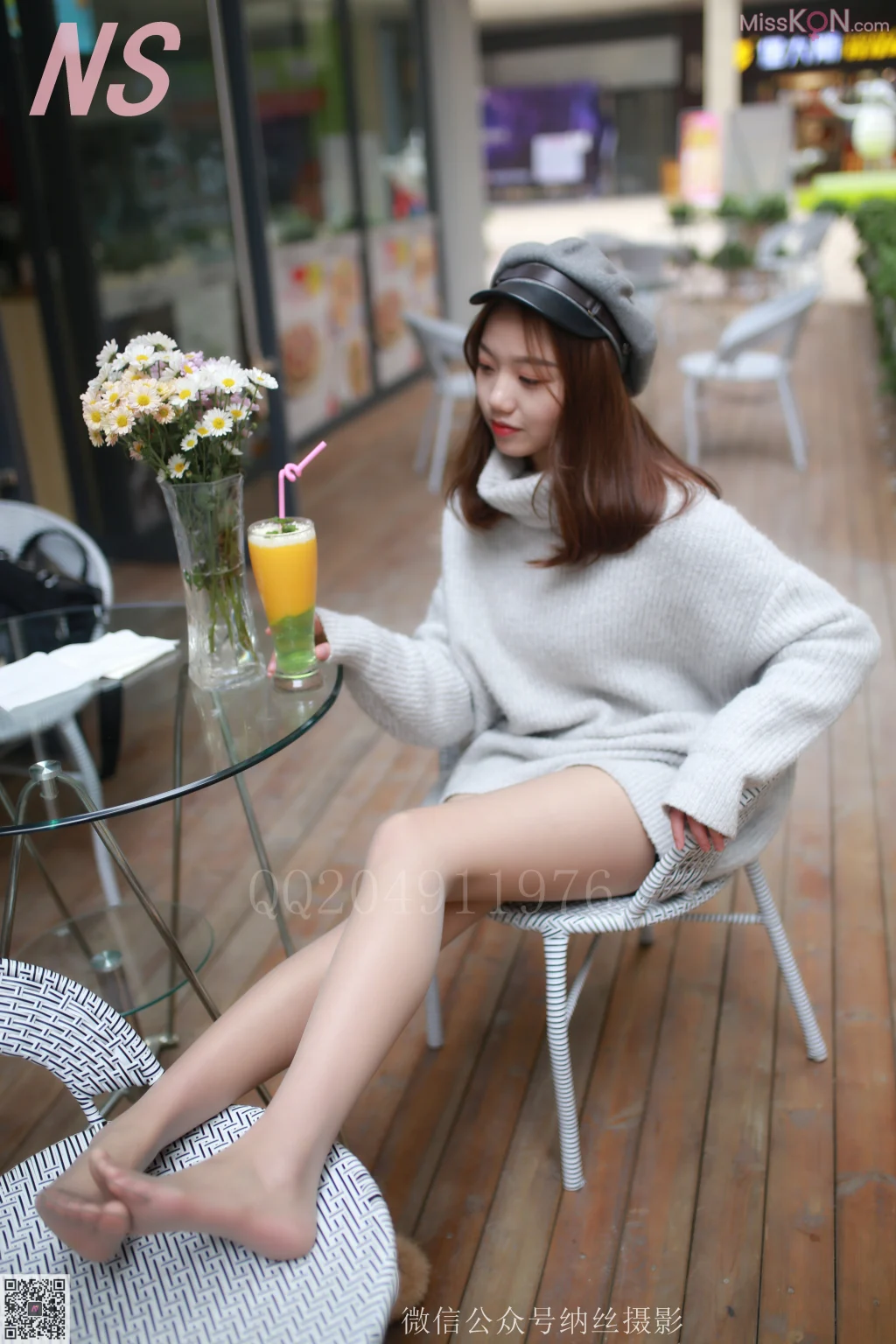 [NS纳丝摄影] No.077: 微微 户外毛衣肉丝 (101 photos) – Page 2