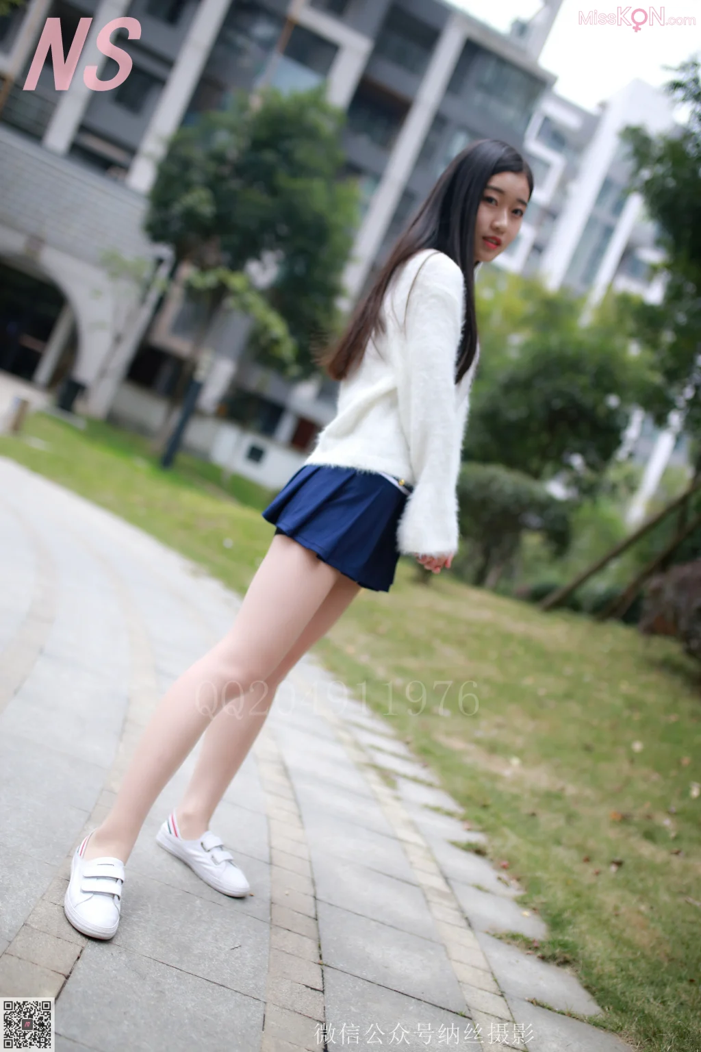 [NS纳丝摄影] No.078: 珊珊 超短裙美腿肉丝 (96 photos + 1 video)