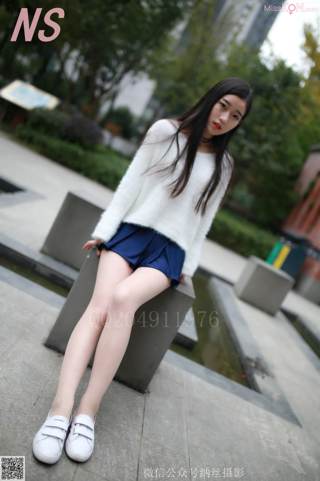 [NS纳丝摄影] No.078: 珊珊 超短裙美腿肉丝 (96 photos + 1 video)