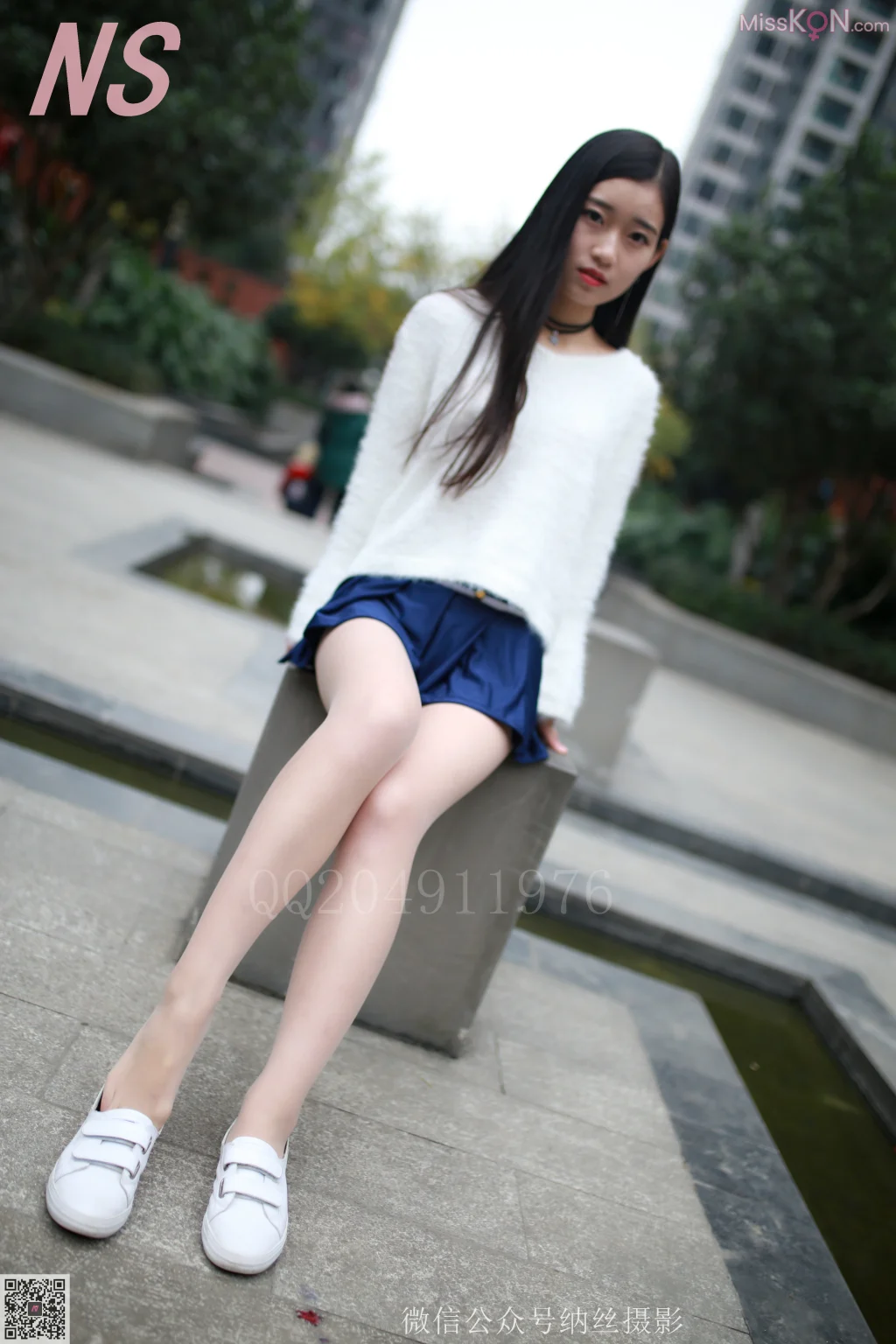 [NS纳丝摄影] No.078: 珊珊 超短裙美腿肉丝 (96 photos + 1 video)