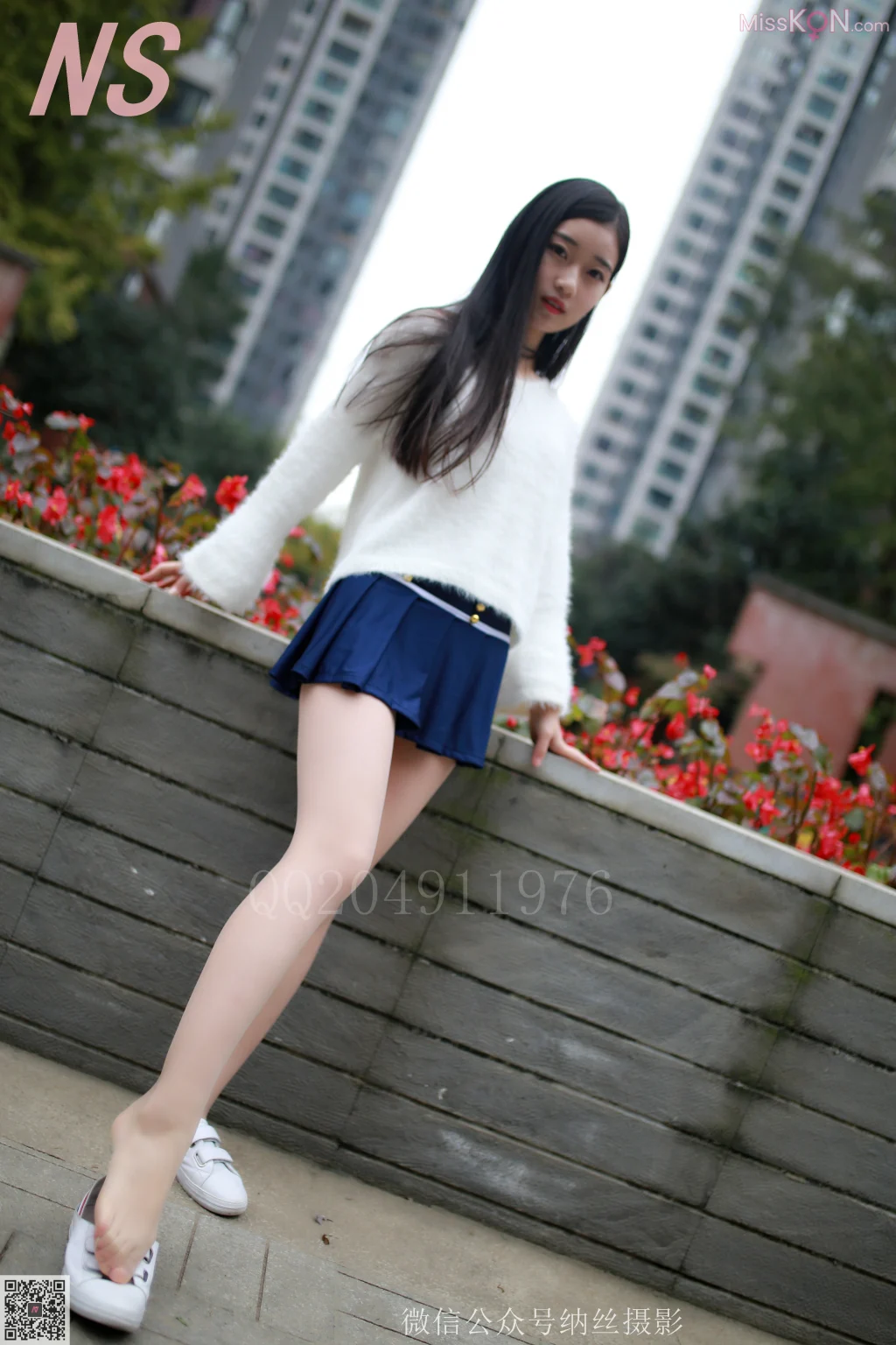 [NS纳丝摄影] No.078: 珊珊 超短裙美腿肉丝 (96 photos + 1 video)