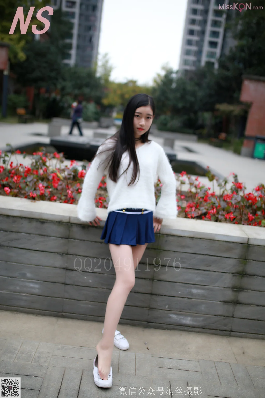 [NS纳丝摄影] No.078: 珊珊 超短裙美腿肉丝 (96 photos + 1 video)