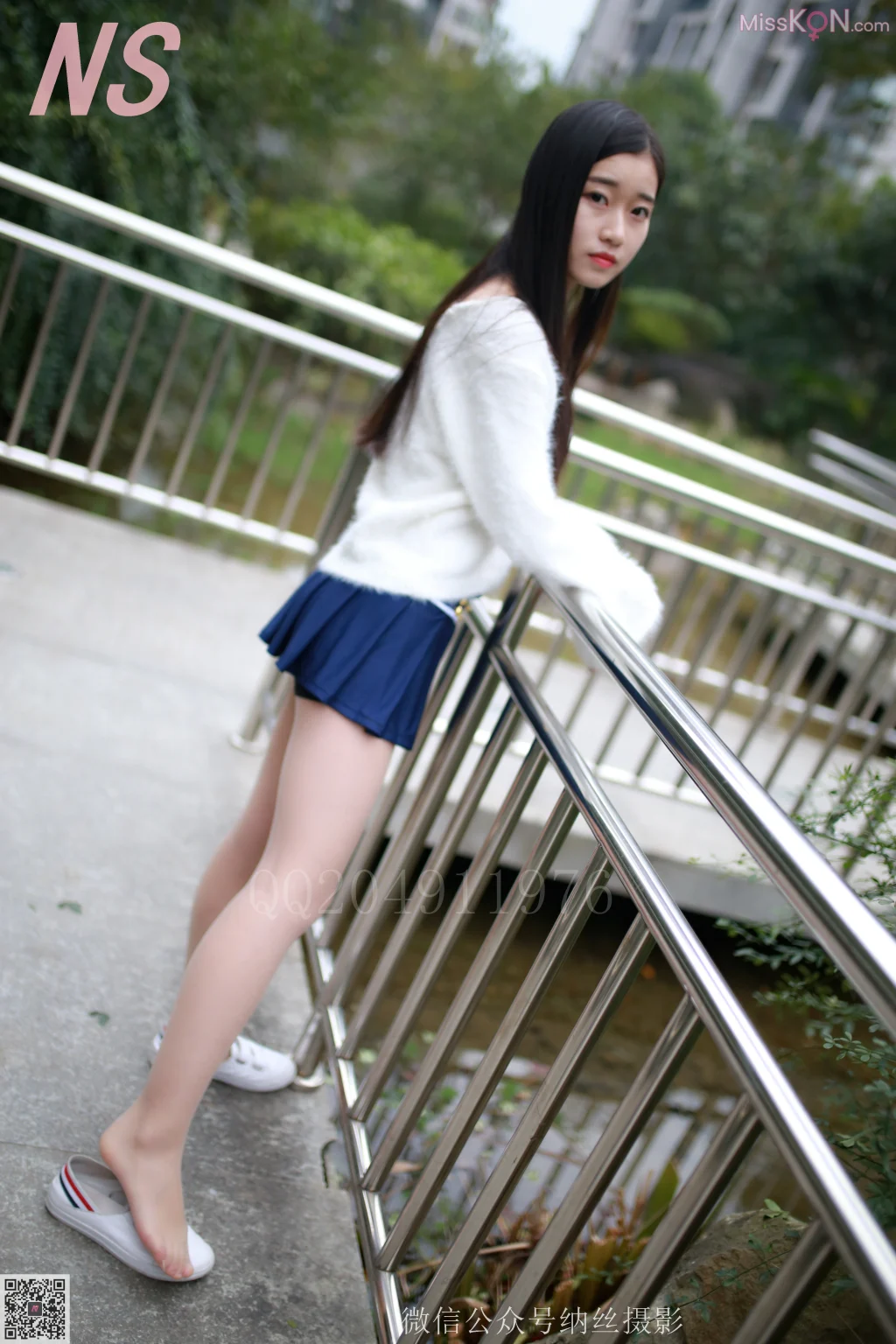 [NS纳丝摄影] No.078: 珊珊 超短裙美腿肉丝 (96 photos + 1 video)