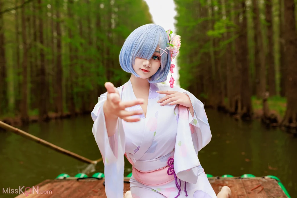 Coser@阿雪雪: 蕾姆和服 (19 photos) – Page 2