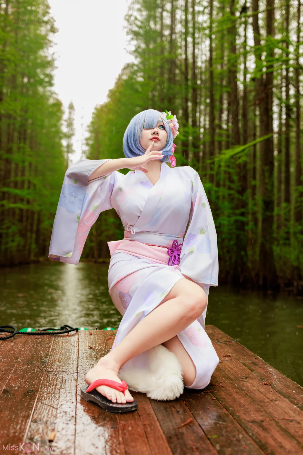 Coser@阿雪雪: 蕾姆和服 (19 photos) – Page 2