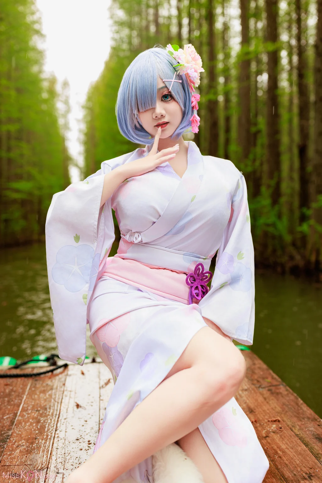 Coser@阿雪雪: 蕾姆和服 (19 photos) – Page 2